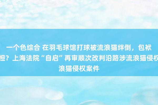 一个色综合 在羽毛球馆打球被流浪猫绊倒，包袱谁来担？上海法院“自启”再审顺次改判沿路涉流浪猫侵权案件