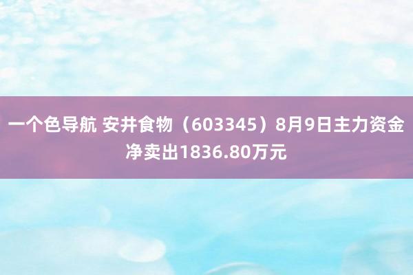 一个色导航 安井食物（603345）8月9日主力资金净卖出1836.80万元