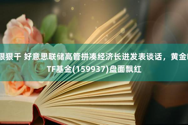 狠狠干 好意思联储高管拼凑经济长进发表谈话，黄金ETF基金(159937)盘面飘红