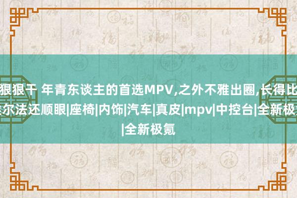 狠狠干 年青东谈主的首选MPV，之外不雅出圈，长得比埃尔法还顺眼|座椅|内饰|汽车|真皮|mpv|中控台|全新极氪